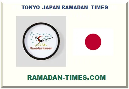 TOKYO JAPAN RAMADAN TIMETABLE 2026 